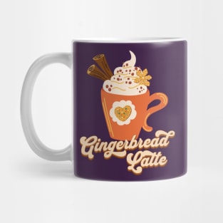 Retro Gingerbread Latte Coffee Mug